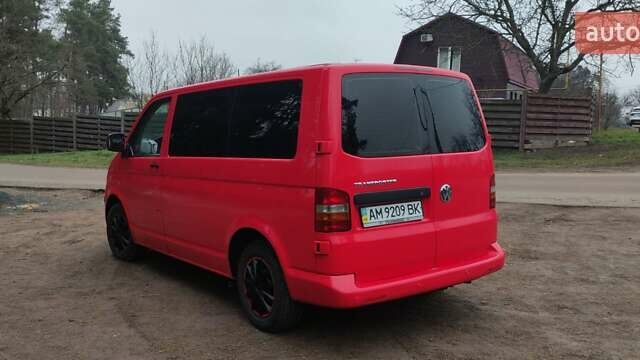 Красный Фольксваген Transporter, объемом двигателя 1.9 л и пробегом 345 тыс. км за 8000 $, фото 16 на Automoto.ua