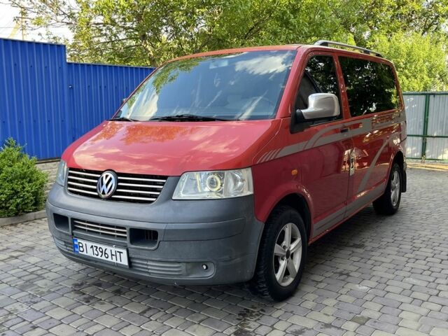 Красный Фольксваген Transporter, объемом двигателя 2.5 л и пробегом 300 тыс. км за 6800 $, фото 8 на Automoto.ua