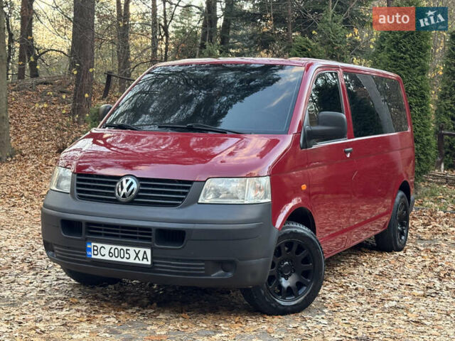 Красный Фольксваген Transporter, объемом двигателя 1.9 л и пробегом 221 тыс. км за 6999 $, фото 10 на Automoto.ua