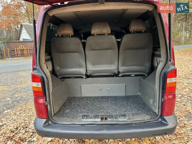 Красный Фольксваген Transporter, объемом двигателя 1.9 л и пробегом 221 тыс. км за 6999 $, фото 55 на Automoto.ua