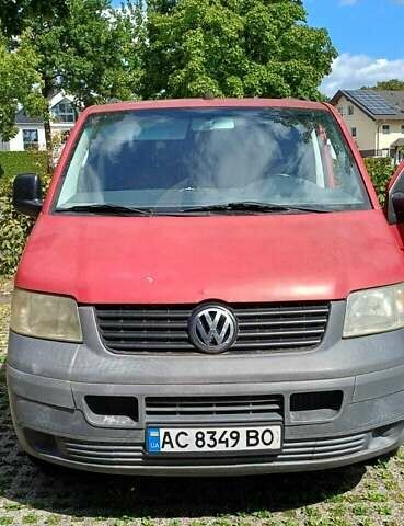 Красный Фольксваген Transporter, объемом двигателя 2.46 л и пробегом 400 тыс. км за 5000 $, фото 6 на Automoto.ua