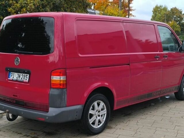 Червоний Фольксваген Transporter, об'ємом двигуна 2.5 л та пробігом 200 тис. км за 2850 $, фото 2 на Automoto.ua