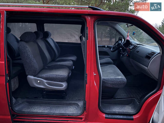 Красный Фольксваген Transporter, объемом двигателя 1.98 л и пробегом 259 тыс. км за 8500 $, фото 8 на Automoto.ua