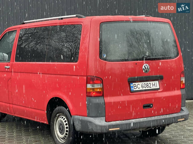 Красный Фольксваген Transporter, объемом двигателя 1.9 л и пробегом 335 тыс. км за 7899 $, фото 61 на Automoto.ua