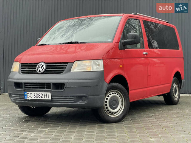 Красный Фольксваген Transporter, объемом двигателя 1.9 л и пробегом 335 тыс. км за 7899 $, фото 9 на Automoto.ua