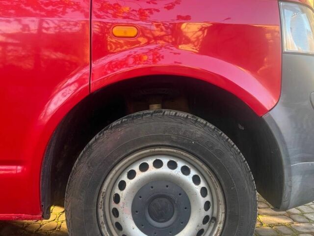 Красный Фольксваген Transporter, объемом двигателя 1.9 л и пробегом 334 тыс. км за 7200 $, фото 4 на Automoto.ua