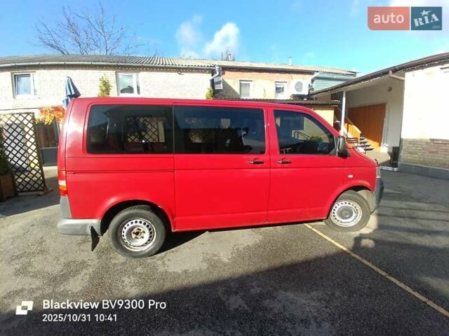 Красный Фольксваген Transporter, объемом двигателя 1.98 л и пробегом 383 тыс. км за 8500 $, фото 9 на Automoto.ua