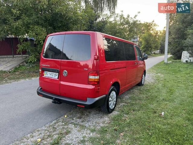 Красный Фольксваген Transporter, объемом двигателя 1.9 л и пробегом 285 тыс. км за 9500 $, фото 13 на Automoto.ua