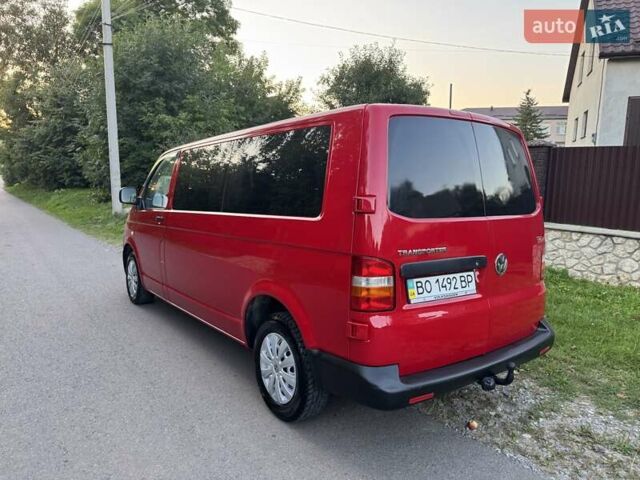 Красный Фольксваген Transporter, объемом двигателя 1.9 л и пробегом 285 тыс. км за 9500 $, фото 15 на Automoto.ua