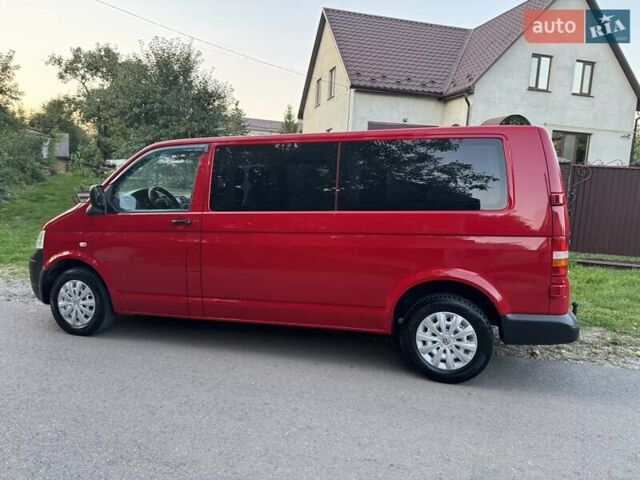 Красный Фольксваген Transporter, объемом двигателя 1.9 л и пробегом 285 тыс. км за 9500 $, фото 19 на Automoto.ua
