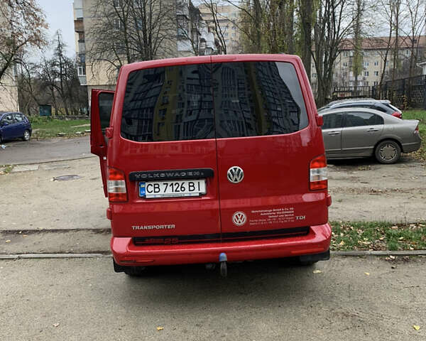 Червоний Фольксваген Transporter, об'ємом двигуна 1.97 л та пробігом 203 тис. км за 13500 $, фото 5 на Automoto.ua