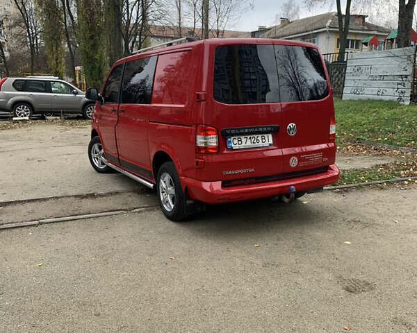 Червоний Фольксваген Transporter, об'ємом двигуна 1.97 л та пробігом 203 тис. км за 13500 $, фото 8 на Automoto.ua