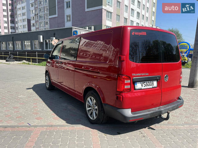 Червоний Фольксваген Transporter, об'ємом двигуна 2 л та пробігом 220 тис. км за 24500 $, фото 2 на Automoto.ua