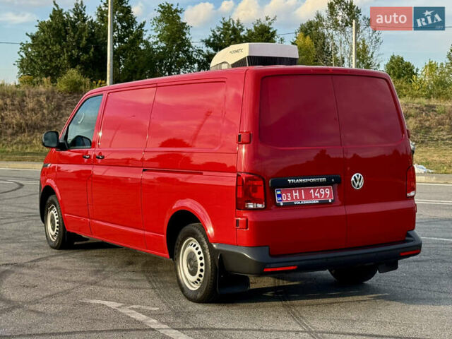 Червоний Фольксваген Transporter, об'ємом двигуна 2 л та пробігом 219 тис. км за 26550 $, фото 10 на Automoto.ua
