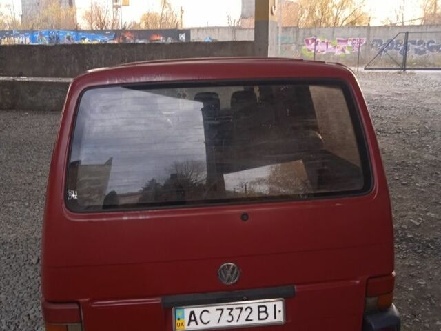 Червоний Фольксваген Transporter, об'ємом двигуна 1.9 л та пробігом 450 тис. км за 4100 $, фото 5 на Automoto.ua
