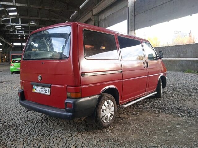 Червоний Фольксваген Transporter, об'ємом двигуна 1.9 л та пробігом 450 тис. км за 4100 $, фото 6 на Automoto.ua