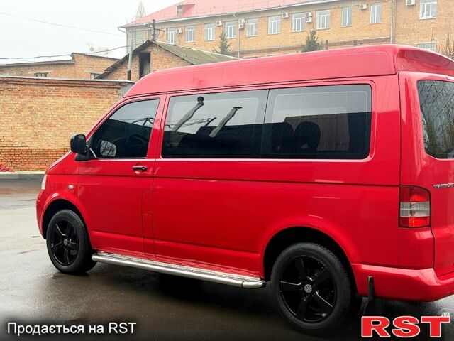 Червоний Фольксваген Transporter, об'ємом двигуна 1.9 л та пробігом 290 тис. км за 8600 $, фото 6 на Automoto.ua