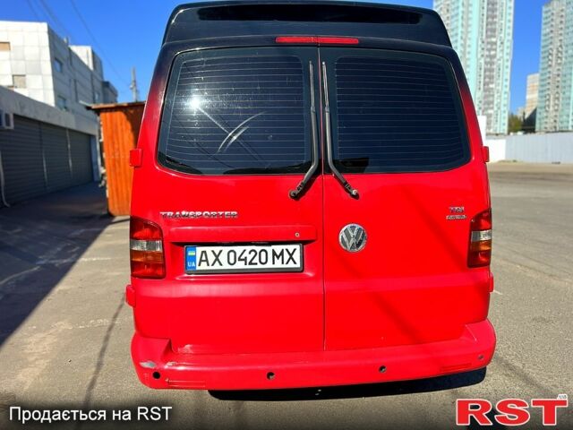 Червоний Фольксваген Transporter, об'ємом двигуна 2.5 л та пробігом 253 тис. км за 9500 $, фото 4 на Automoto.ua