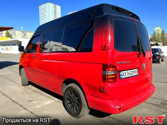 Червоний Фольксваген Transporter, об'ємом двигуна 2.5 л та пробігом 253 тис. км за 9500 $, фото 5 на Automoto.ua