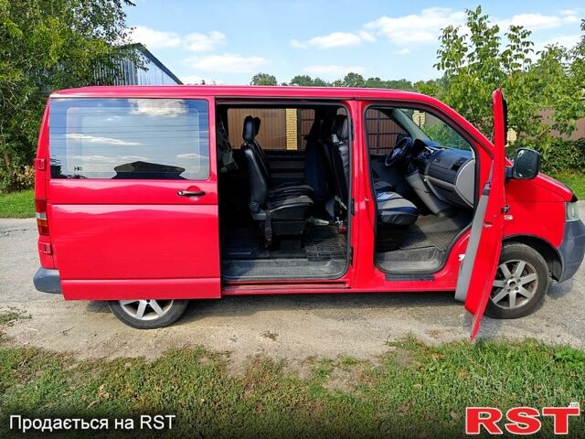 Червоний Фольксваген Transporter, об'ємом двигуна 1.9 л та пробігом 318 тис. км за 8300 $, фото 12 на Automoto.ua