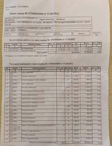 Фольксваген Transporter, об'ємом двигуна 0 л та пробігом 214 тис. км за 6500 $, фото 17 на Automoto.ua