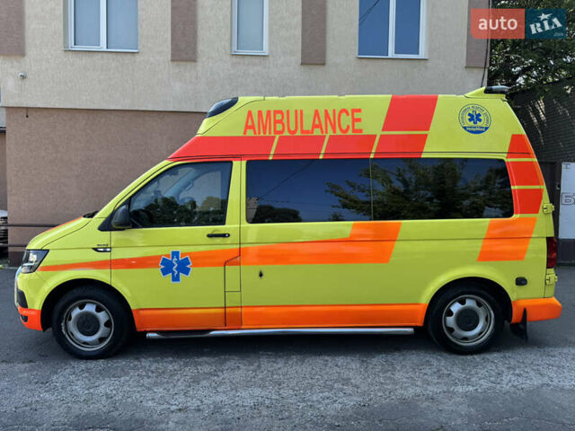 Желтый Фольксваген Transporter, объемом двигателя 1.97 л и пробегом 320 тыс. км за 27500 $, фото 3 на Automoto.ua