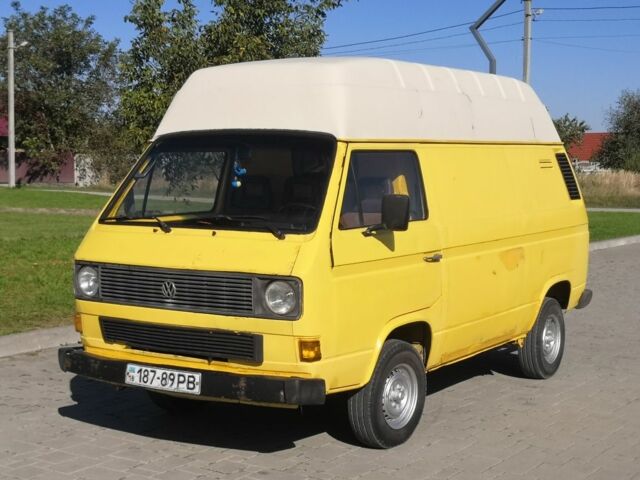 Желтый Фольксваген Transporter, объемом двигателя 1.6 л и пробегом 584 тыс. км за 1500 $, фото 7 на Automoto.ua