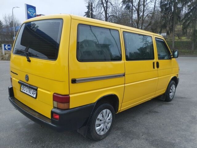 Желтый Фольксваген Transporter, объемом двигателя 1.9 л и пробегом 340 тыс. км за 6150 $, фото 4 на Automoto.ua