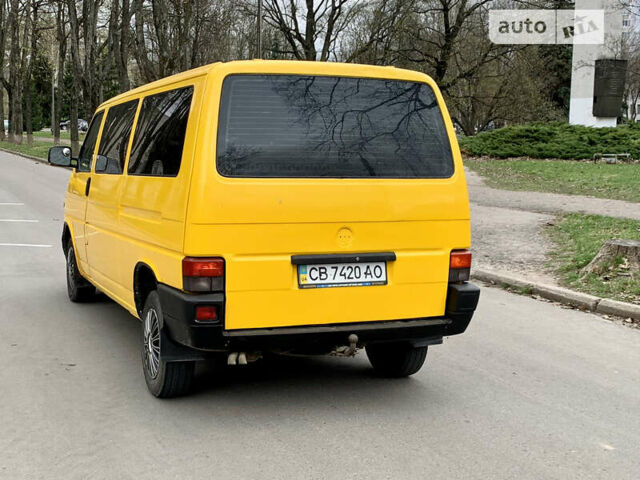 Жовтий Фольксваген Transporter, об'ємом двигуна 2.4 л та пробігом 430 тис. км за 4500 $, фото 4 на Automoto.ua