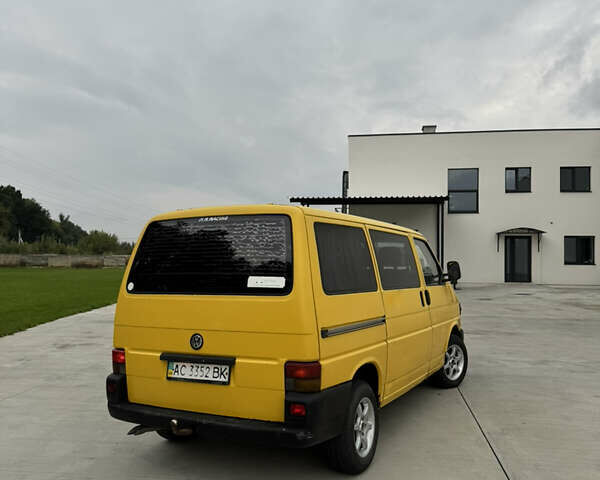 Жовтий Фольксваген Transporter, об'ємом двигуна 1.9 л та пробігом 397 тис. км за 3850 $, фото 6 на Automoto.ua