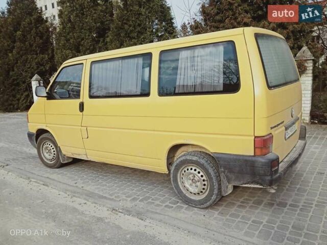 Жовтий Фольксваген Transporter, об'ємом двигуна 1.9 л та пробігом 250 тис. км за 4800 $, фото 7 на Automoto.ua
