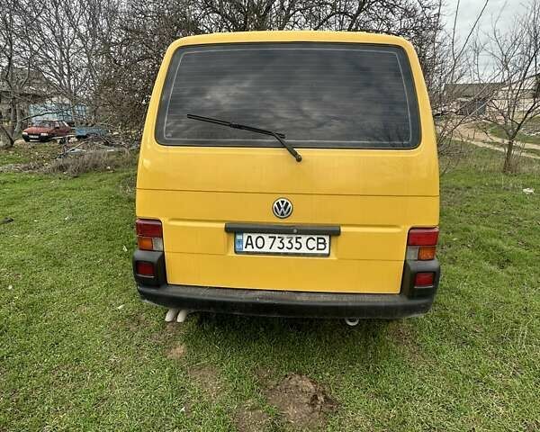 Жовтий Фольксваген Transporter, об'ємом двигуна 1.9 л та пробігом 269 тис. км за 5800 $, фото 7 на Automoto.ua