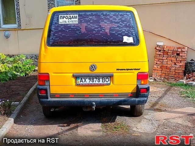 Фольксваген Transporter 1998 у Харкові на Automoto.ua Жовтий Фольксваген Transporter, об'ємом двигуна 1.9 л та пробігом 286 тис. км за 4000 $, фото 2 на Automoto.ua