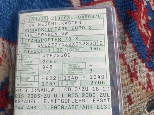 Серый Фольксваген Transporter, объемом двигателя 0 л и пробегом 350 тыс. км за 2800 $, фото 7 на Automoto.ua