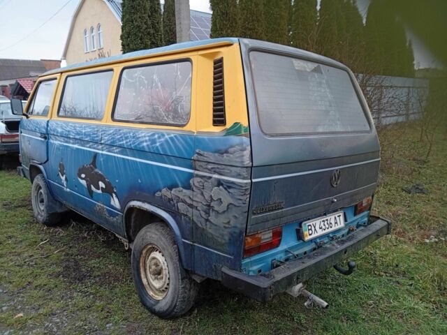 Синий Фольксваген Transporter, объемом двигателя 1.6 л и пробегом 350 тыс. км за 950 $, фото 3 на Automoto.ua