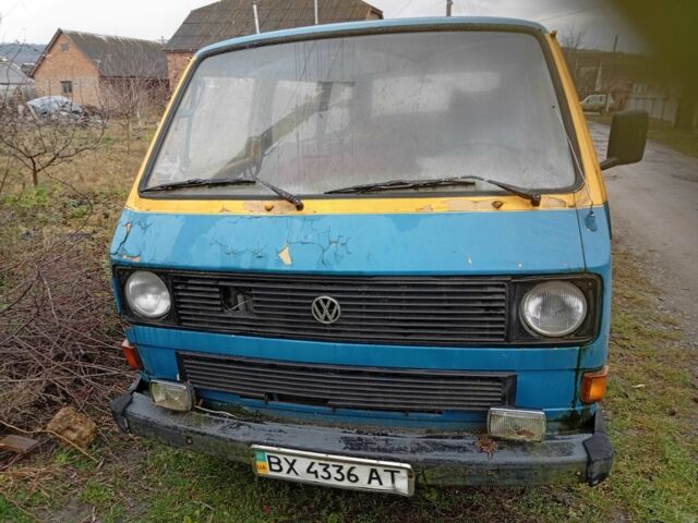 Синий Фольксваген Transporter, объемом двигателя 1.6 л и пробегом 350 тыс. км за 950 $, фото 2 на Automoto.ua