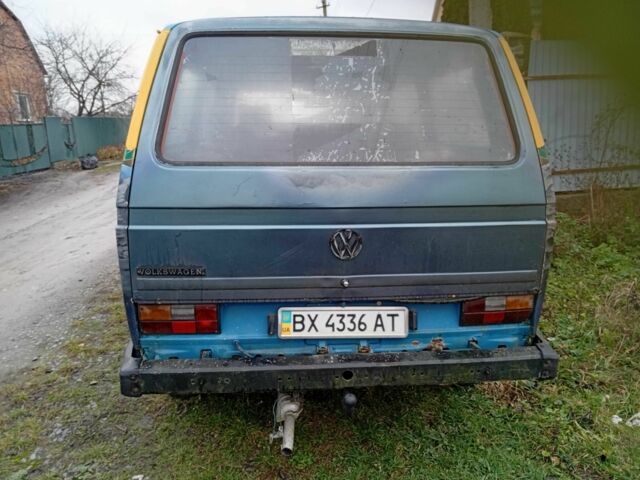 Синий Фольксваген Transporter, объемом двигателя 1.6 л и пробегом 350 тыс. км за 950 $, фото 4 на Automoto.ua