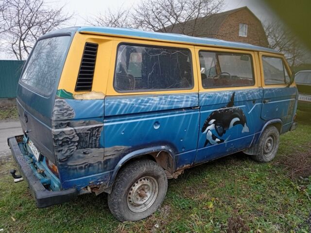 Синий Фольксваген Transporter, объемом двигателя 1.6 л и пробегом 350 тыс. км за 950 $, фото 1 на Automoto.ua