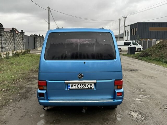 Синий Фольксваген Transporter, объемом двигателя 1.9 л и пробегом 290 тыс. км за 4500 $, фото 4 на Automoto.ua