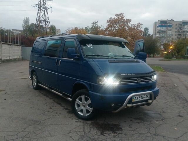 Синий Фольксваген Transporter, объемом двигателя 2.5 л и пробегом 410 тыс. км за 8500 $, фото 1 на Automoto.ua