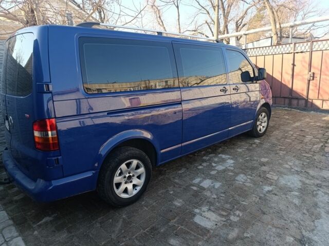 Синий Фольксваген Transporter, объемом двигателя 2.5 л и пробегом 346 тыс. км за 9500 $, фото 1 на Automoto.ua