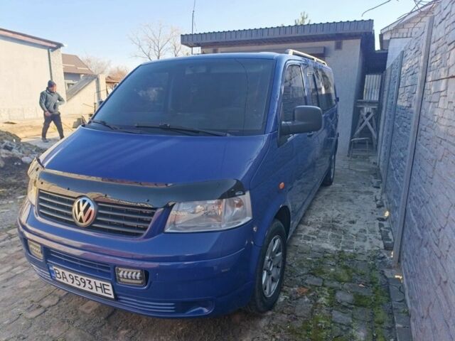 Синий Фольксваген Transporter, объемом двигателя 2.5 л и пробегом 346 тыс. км за 9500 $, фото 2 на Automoto.ua