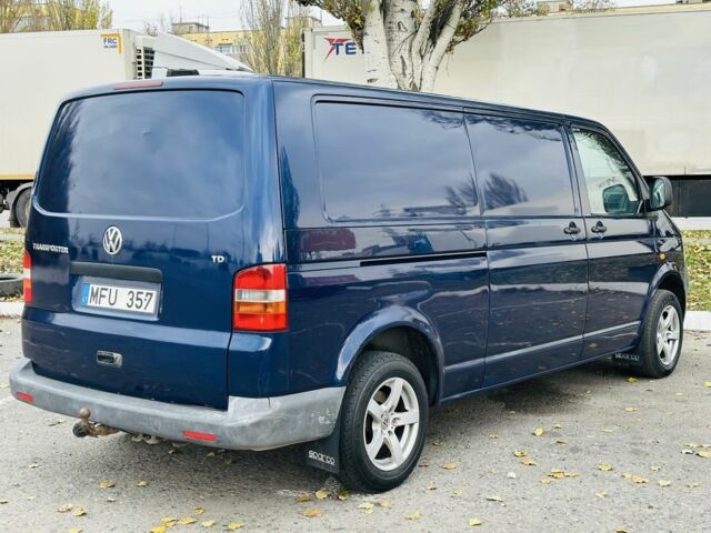 Синий Фольксваген Transporter, объемом двигателя 2.5 л и пробегом 300 тыс. км за 6125 $, фото 12 на Automoto.ua