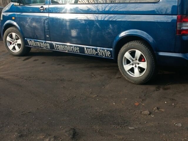 Синій Фольксваген Transporter, об'ємом двигуна 2.5 л та пробігом 280 тис. км за 7000 $, фото 2 на Automoto.ua
