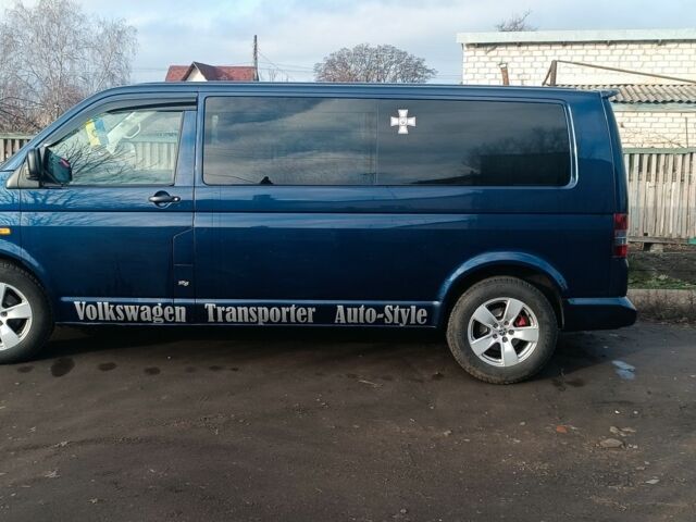 Синій Фольксваген Transporter, об'ємом двигуна 2.5 л та пробігом 280 тис. км за 7000 $, фото 1 на Automoto.ua
