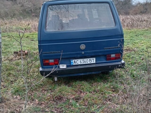 Синий Фольксваген Transporter, объемом двигателя 1.9 л и пробегом 300 тыс. км за 1600 $, фото 3 на Automoto.ua