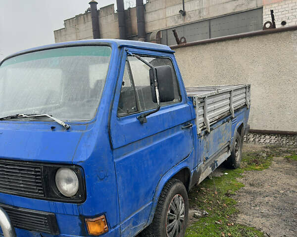 Синий Фольксваген Transporter, объемом двигателя 1.6 л и пробегом 540 тыс. км за 3000 $, фото 2 на Automoto.ua
