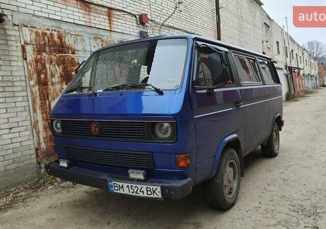 Синий Фольксваген Transporter, объемом двигателя 1.9 л и пробегом 230 тыс. км за 3200 $, фото 1 на Automoto.ua
