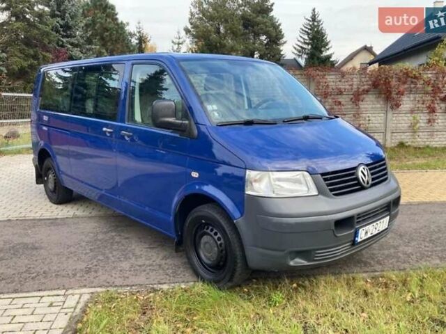 Синий Фольксваген Transporter, объемом двигателя 2.5 л и пробегом 210 тыс. км за 3300 $, фото 2 на Automoto.ua