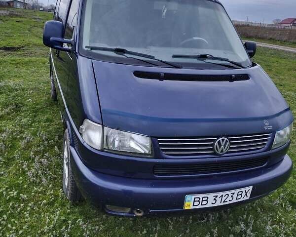 Синий Фольксваген Transporter, объемом двигателя 2.5 л и пробегом 364 тыс. км за 6500 $, фото 3 на Automoto.ua